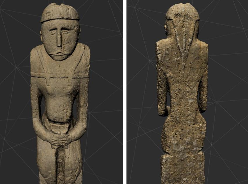 Изваяния из лапидарной коллекции музея