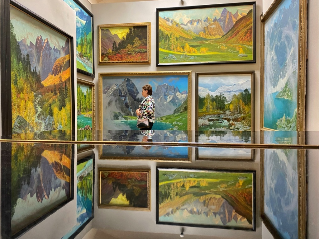 Посещение картинной галереи пейзажей художника П.М. Гречишкина