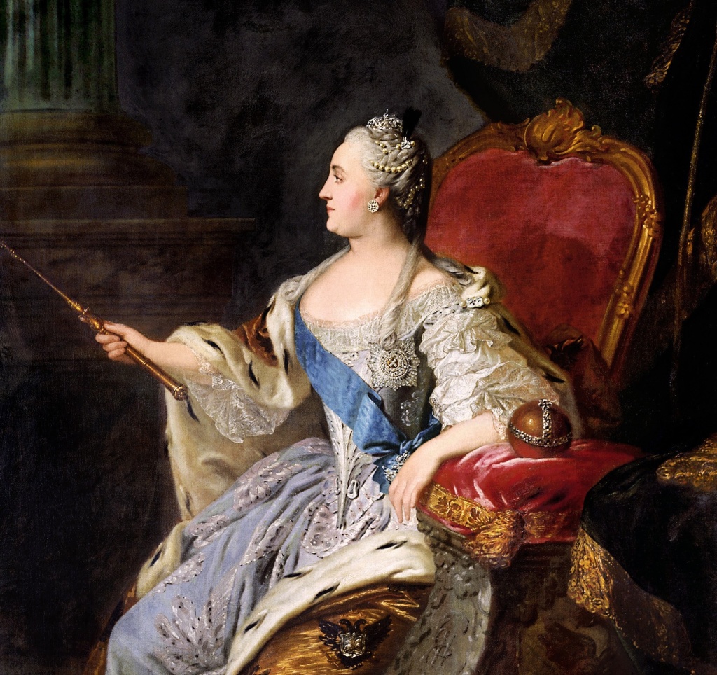 2. Ф.С. Рокотов. Коронационный портрет Екатерины II. Источник history.ru.jpg