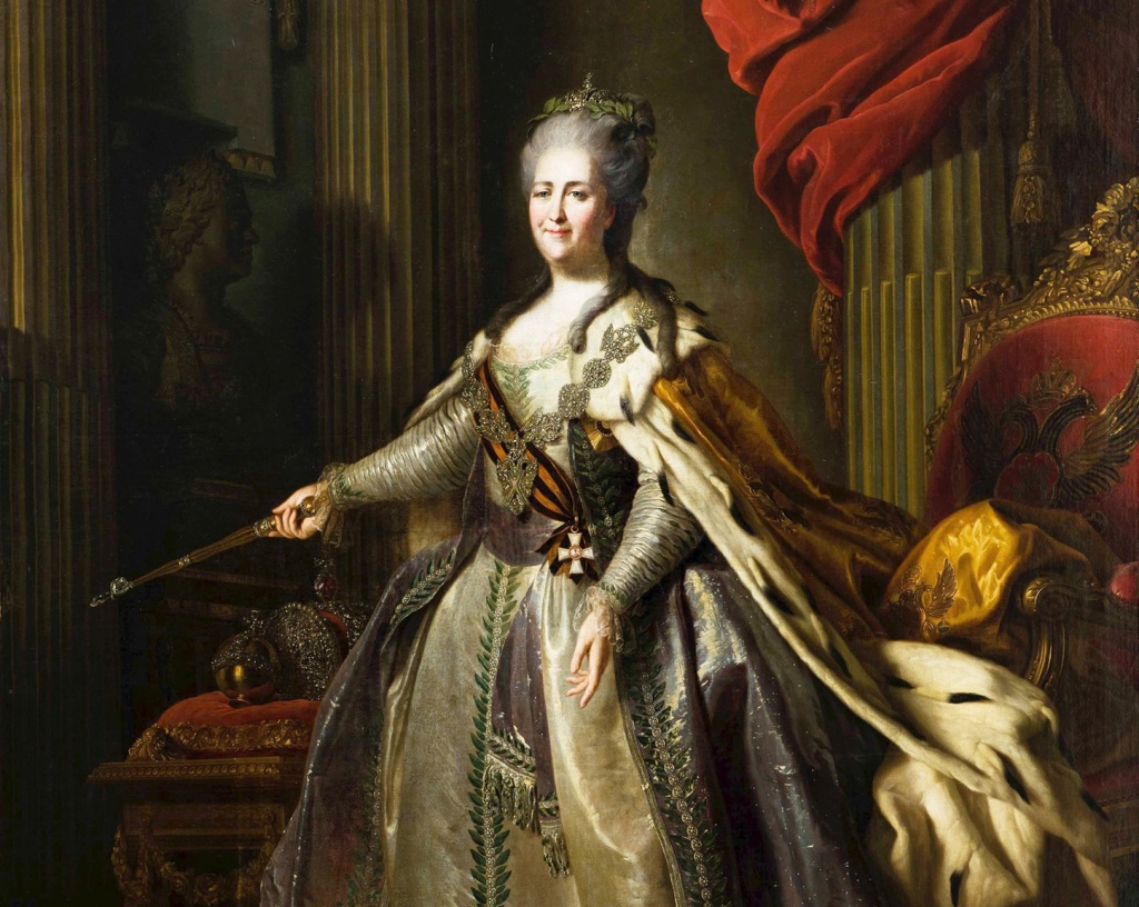 4. Екатерина II с орденом Св. Георгия-1-й степени. Ф. Рокотов. 1770 г. Источник culture.ru.jpeg