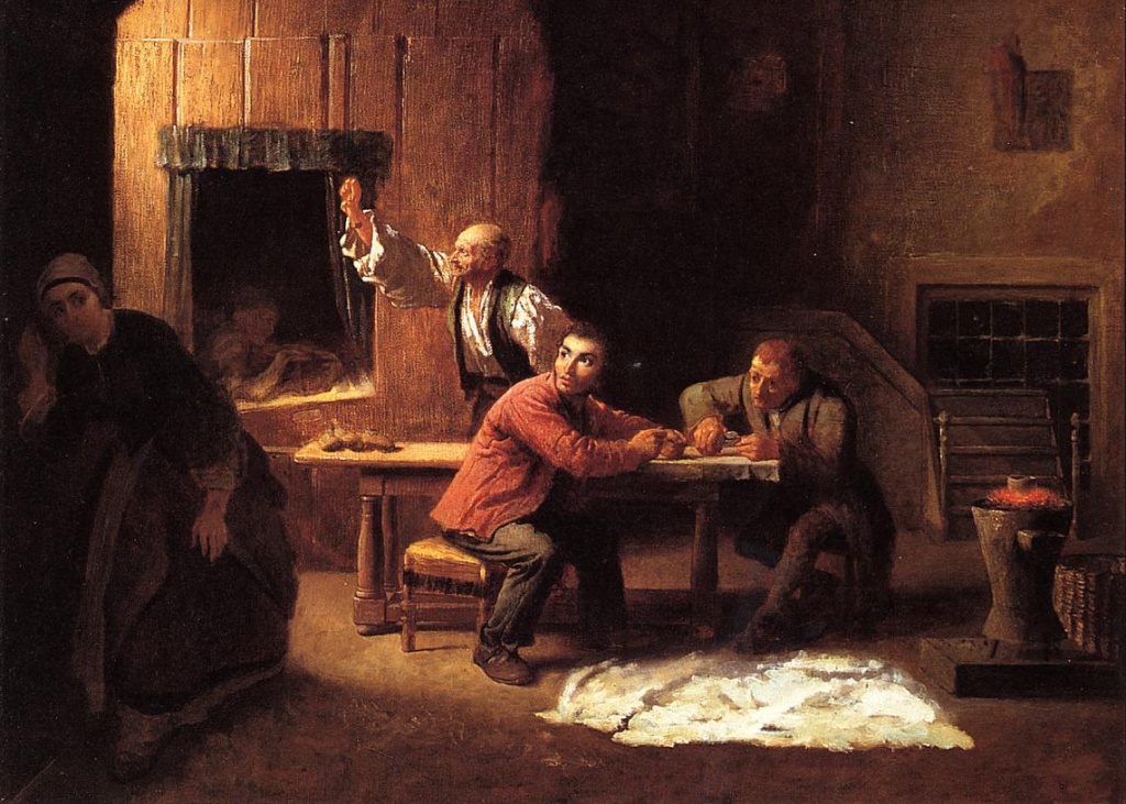 1. Истмен Джонсон. Фальшивомонетчики. 1853 г. Источник pinterest.com.jpg