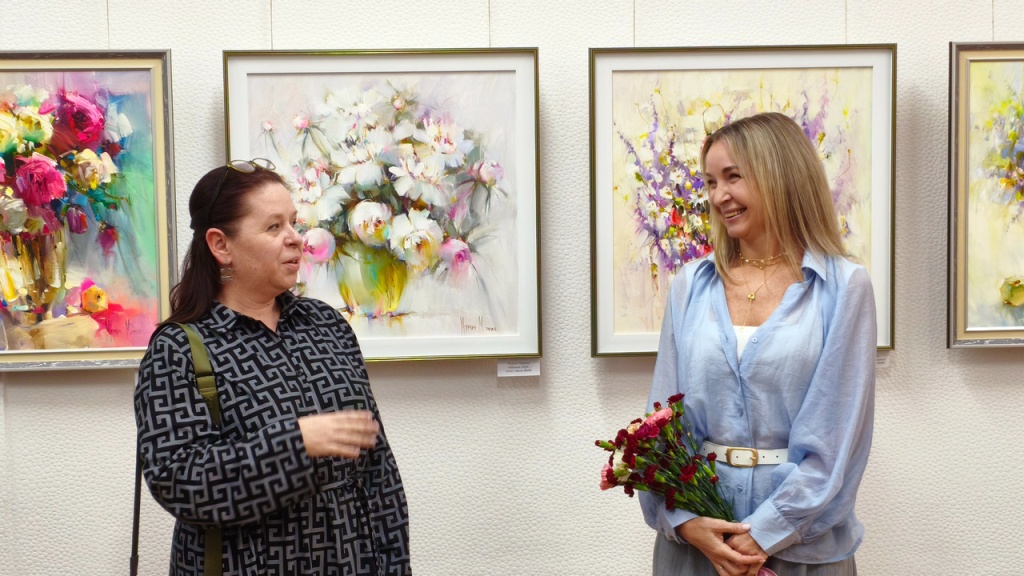 Открытие выставки «Цветочная палитра»