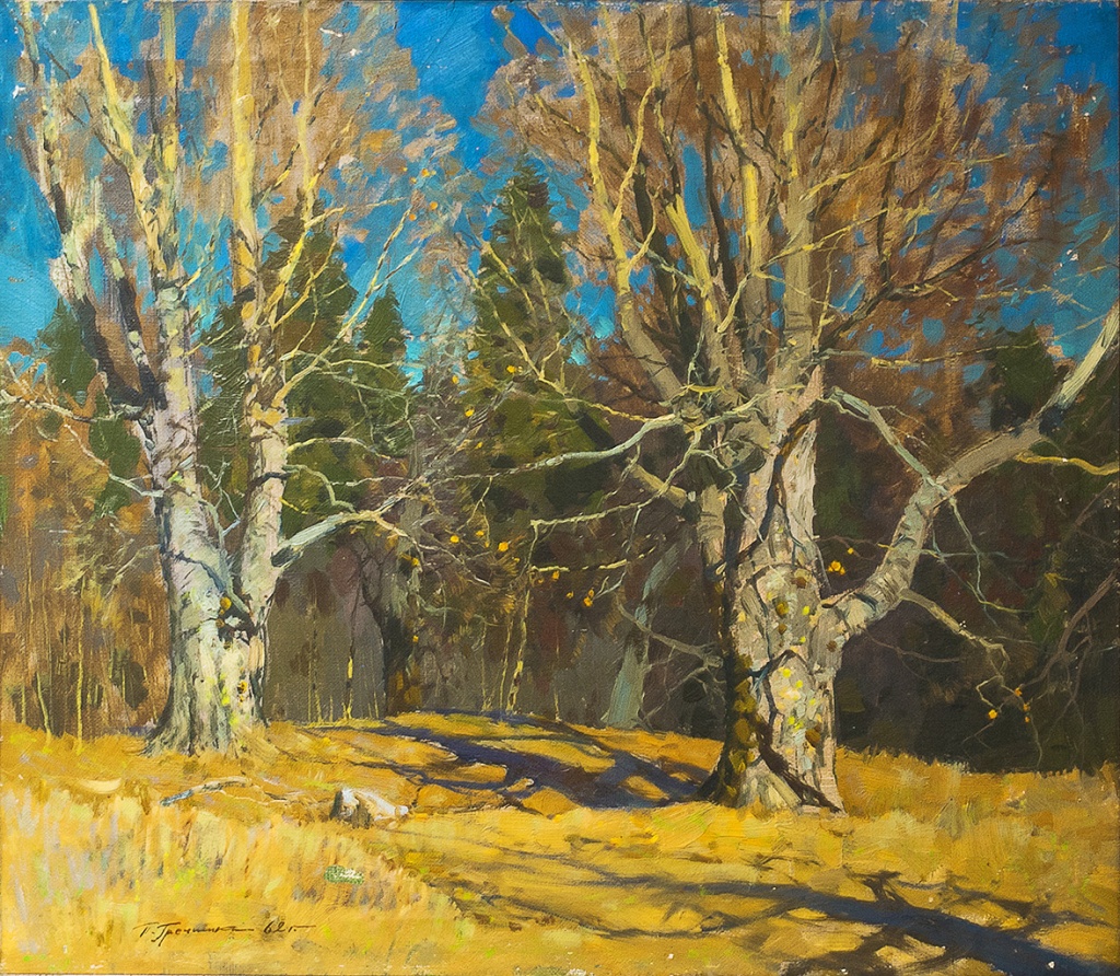 П.М. Гречишкин. Старые чинары.1962 г.jpg