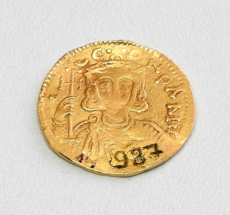 Византийская монета. 714-715 гг..JPG