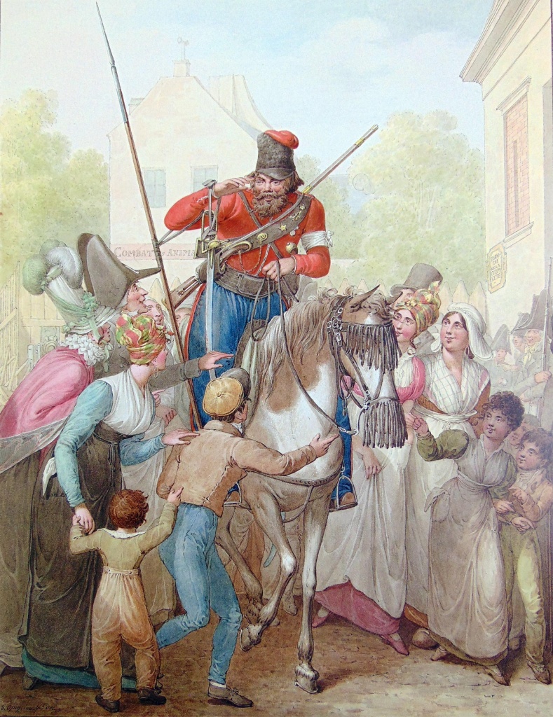 4. Г.Э. Опиц. Казак в окружении парижанок.jpg