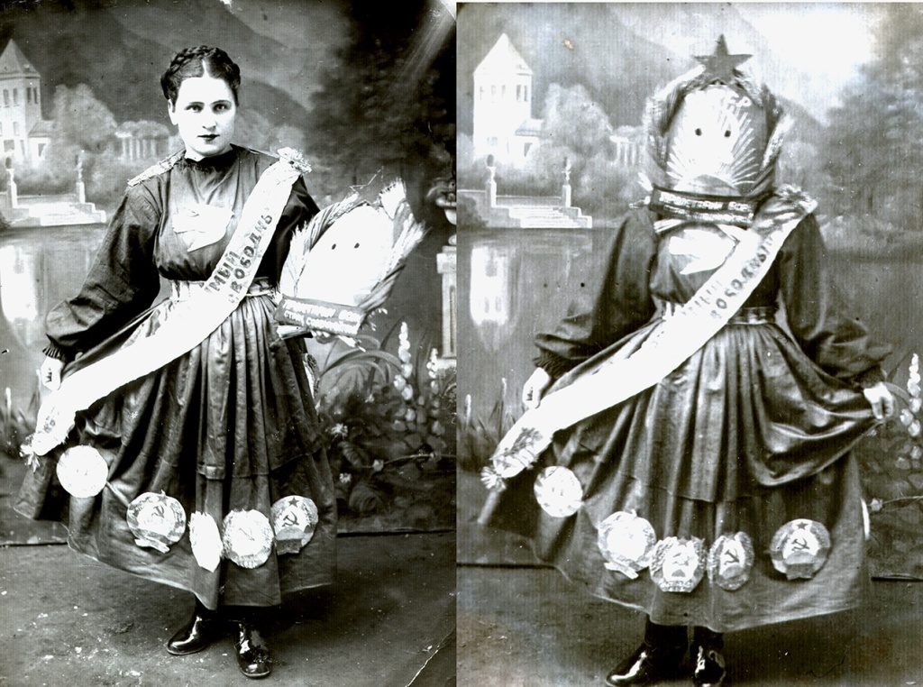 5. Мария Шугайлова в костюме Советский Союз. с. Александровское Ставропольского края 1948 г. Из фондов Ставропольского государственного музея-заповедника..jpg