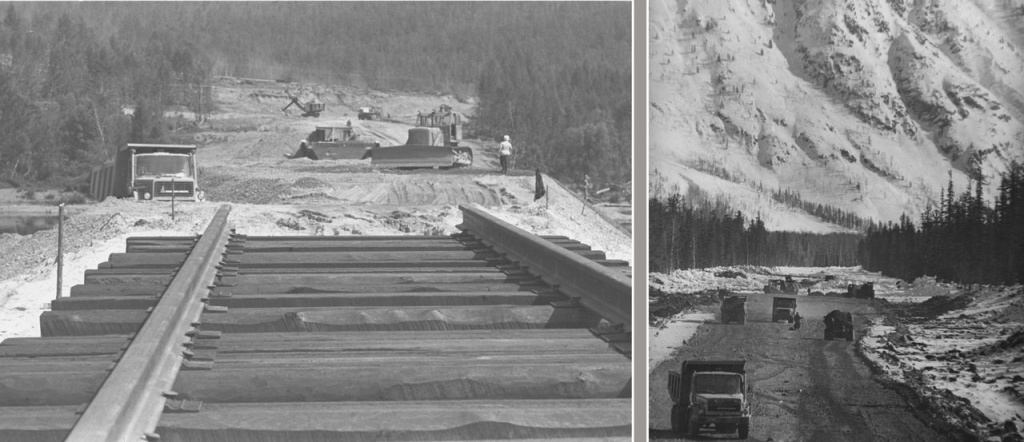 Западный участок трассы близ Усть-Кута. 1978 г..JPG